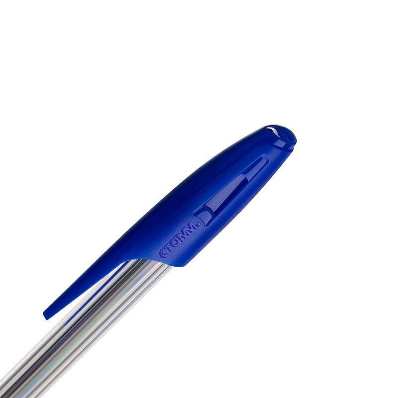 Набор шариковых ручек СТАММ "Орбита 100" 8шт., 4цв., 0,7мм, пакет с европодвесом 