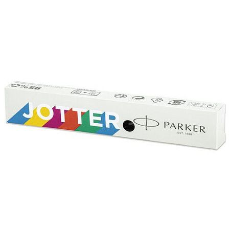 Ручка шариковая PARKER "Jotter Plastic CT", корпус синий, ежедневник А5 синий, пакет, 880896 