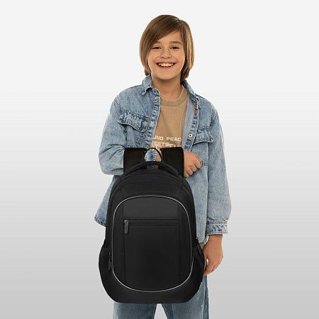 Рюкзак Berlingo U4 "Black Energy" 41*29,5*13см, 2 отделения, 3 кармана, эргономичная спинка 
