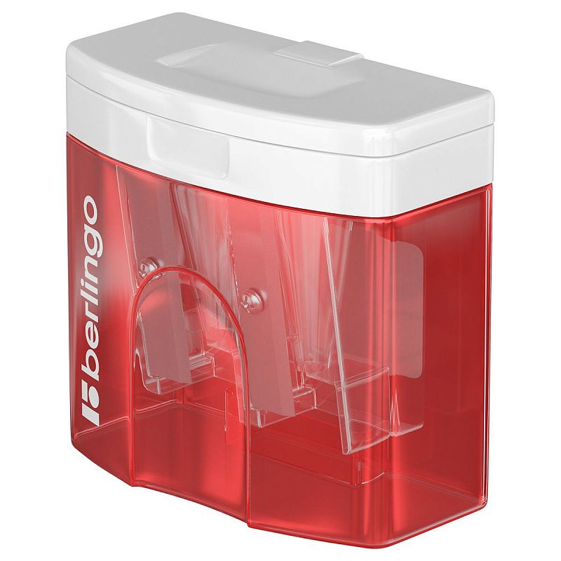 Точилка пластиковая Berlingo "Perfect XL" 2 отверстия, контейнер, ассорти 