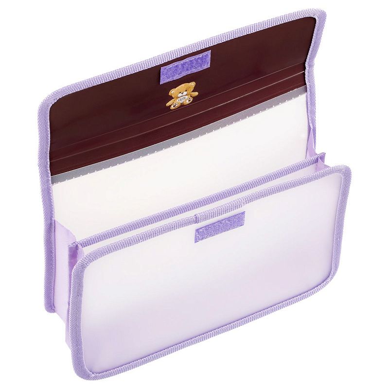 Папка для тетрадей 2 отделения, А5, ArtSpace "My bear", пластик, на липучке 