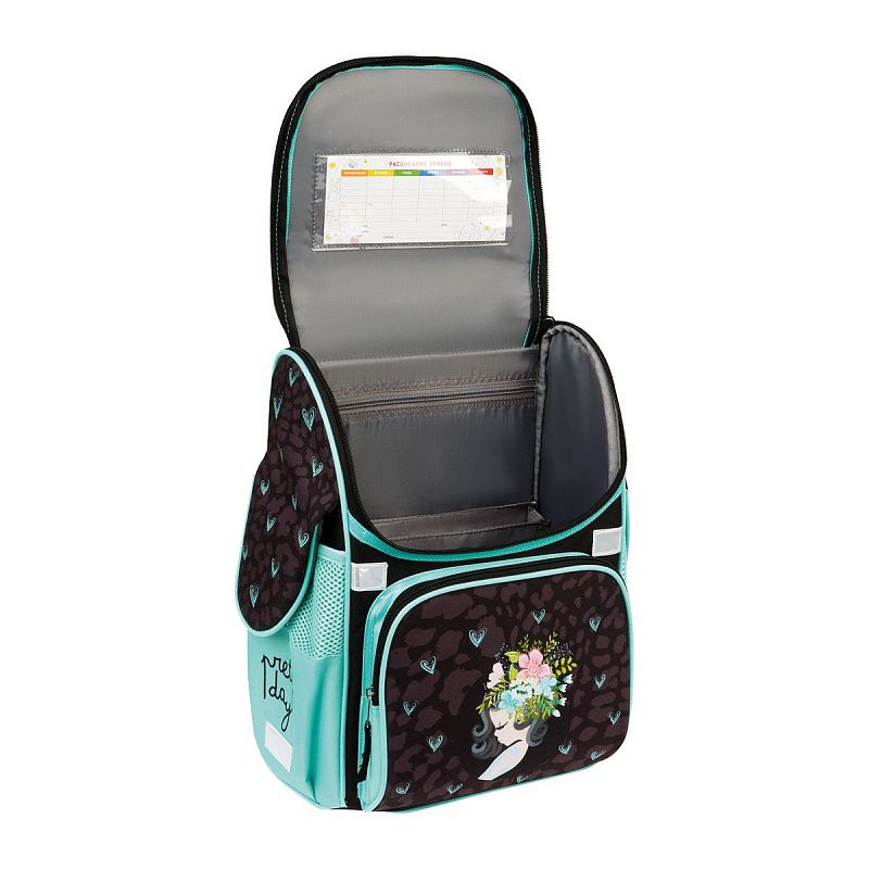 Ранец ArtSpace Junior "Delicate" 37*28*21см, 1 отделение, 3 кармана, анатомическая спинка 