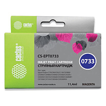 Картридж струйный CACTUS (CS-EPT0733) для EPSON Stylus С79/СХ3900/4900/5900/7300, пурпурный