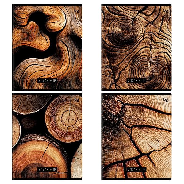 Тетрадь 48л., А5, клетка BG "Close-up", выборочный лак