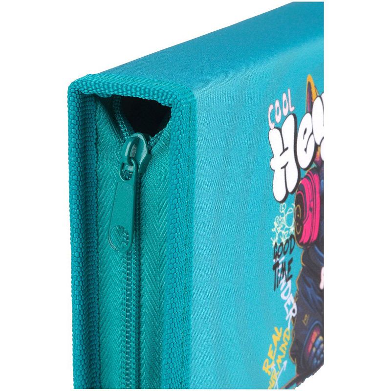 Пенал 1 отделение, 200*130 ArtSpace "Hey Great", две откидные секции, ткань 