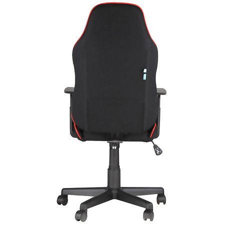 УЦЕНКА - Кресло игровое Helmi HL-S09 "Red line", ткань черная/красная