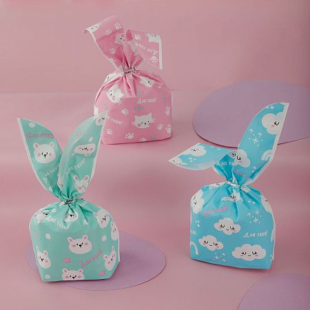 Набор подарочных пакетов 13.5*22 см, MESU "Funny pattern", 30 шт