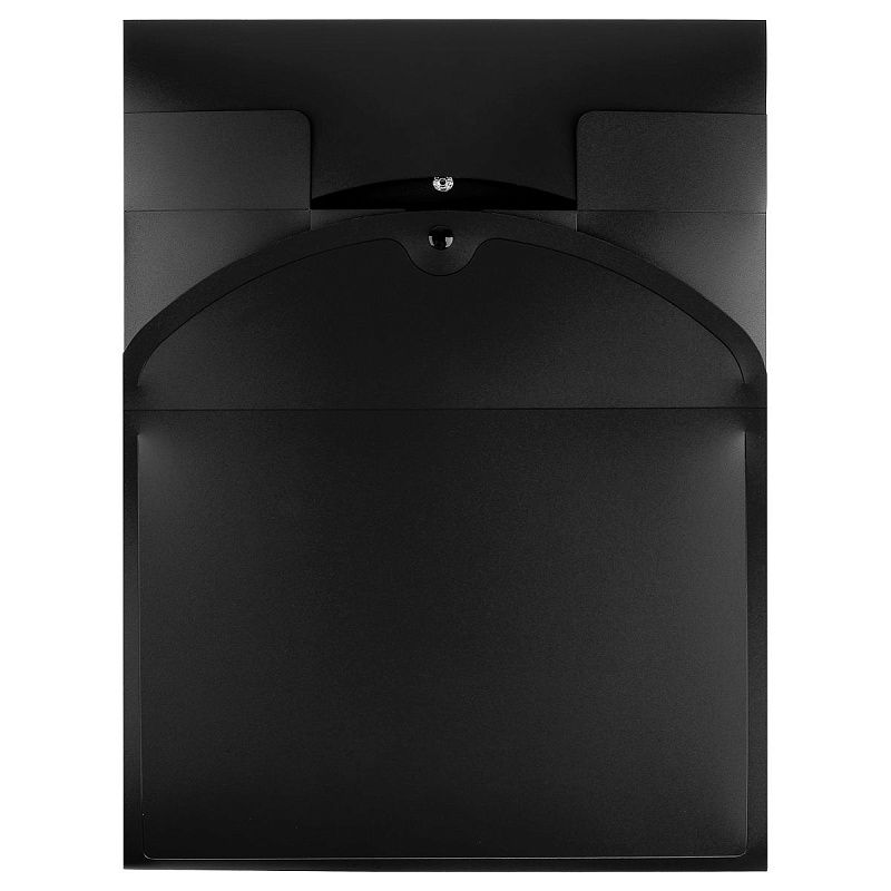 Короб архивный на кнопке OfficeSpace разборный, 100мм, пластик, 900мкм, черный 