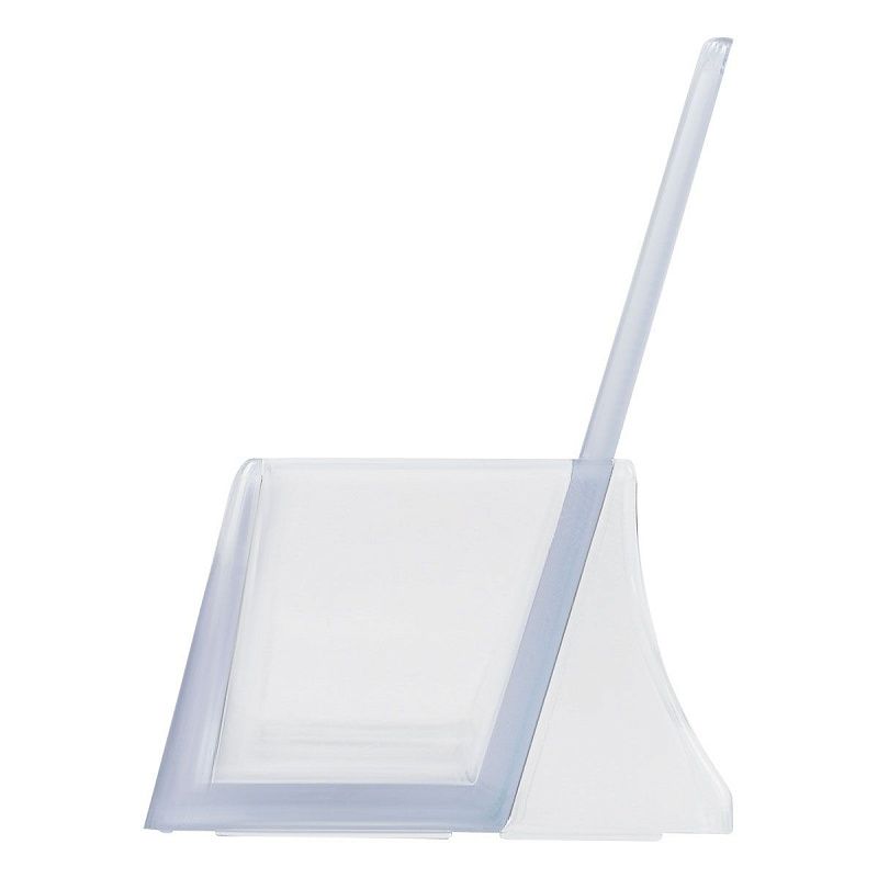 Подставка для визиток настольная СТАММ, 40*100мм, прозрачная