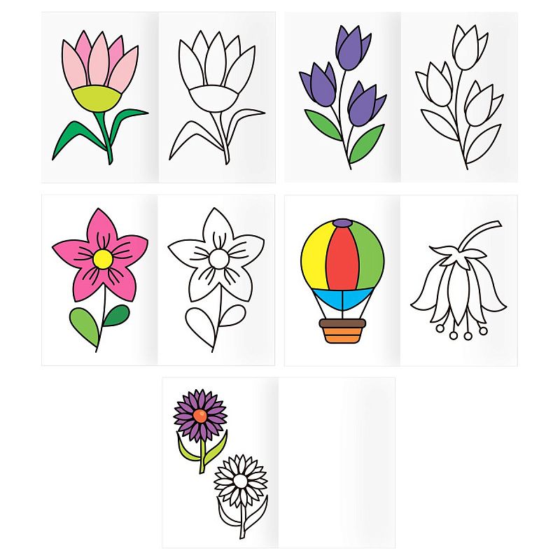 Раскраска А5 ТРИ СОВЫ "Посмотри и раскрась. Выпуск №1", 16стр.