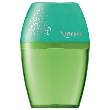 Точилка MAPED (Франция) "Shaker", с контейнером повышенной вместимости, ассорти, дисплей, 534753 