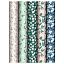 Упаковочная бумага глянц. 70*100см, MESHU "Meadow", 80 г/м2, ассорти, 5 дизайнов