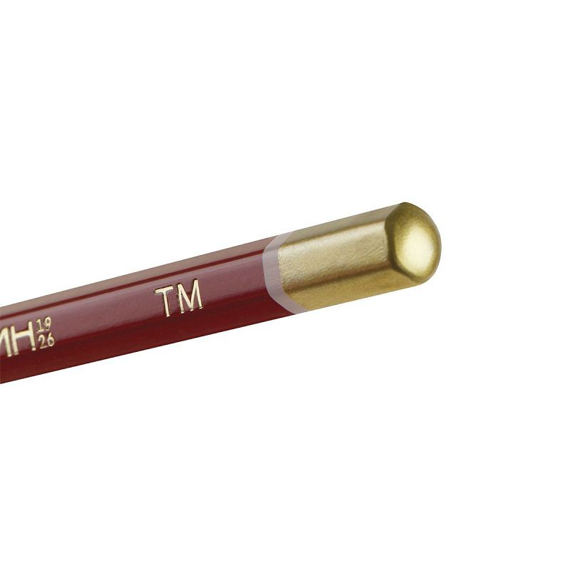 Набор карандашей ч/г Красин "1926" 6шт., 2Т(H)-2М(B), кедр, заточен., карт.пенал, европодвес 