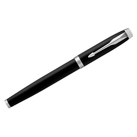 Ручка-роллер Parker "IM Essential Muted Black CT" черная, 0,8мм, подарочная упаковка 