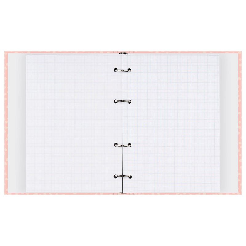 Тетрадь на кольцах А5, 120л., BG "White enigma", матовая ламинация