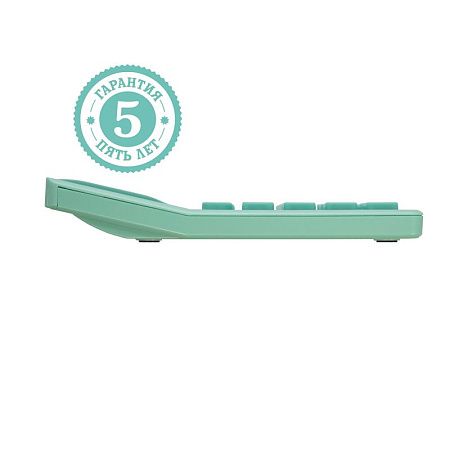 Калькулятор настольный Citizen SDC-810NR-GN, 10 разрядов, двойное питание, 102*124*25мм, бирюзовый