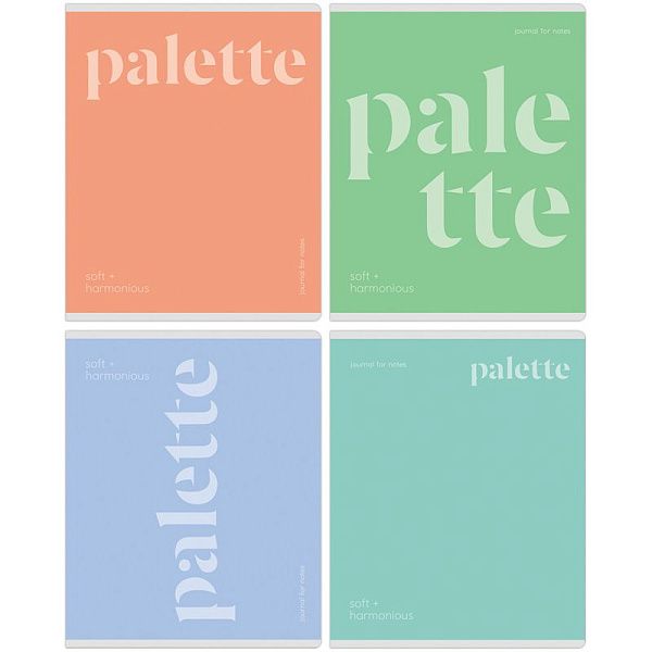 Тетрадь 48л., А5, клетка BG "Monocolor. Palette"