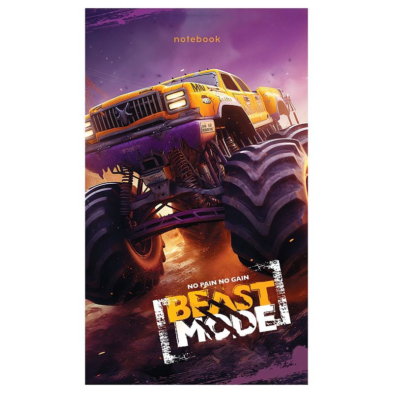 Блокнот А7 48л. на склейке BG "Men's car"