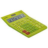Калькулятор настольный CASIO GR-12С-GN (210х155 мм), 12 разрядов, двойное питание, САЛАТОВЫЙ, GR-12C-GN-W-EP