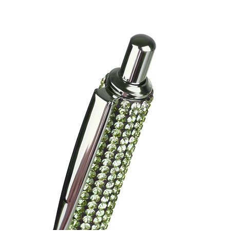 Ручка шариковая автоматическая MESHU "Green diamond" синяя, 1,0мм 