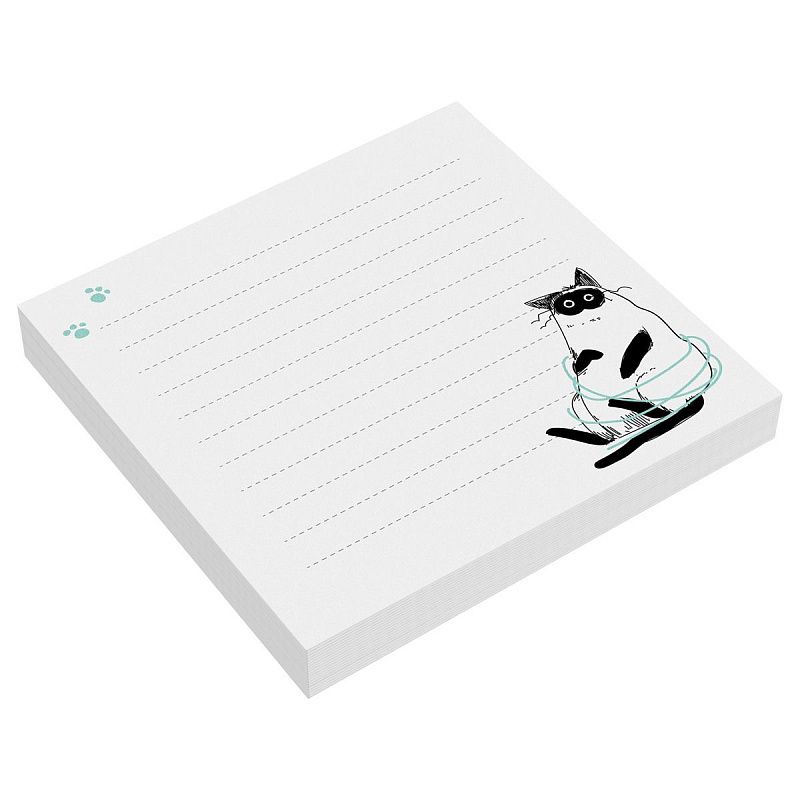 Блок для записей MESHU "Freak cats" 8,5*8,5см, 100л., на склейке