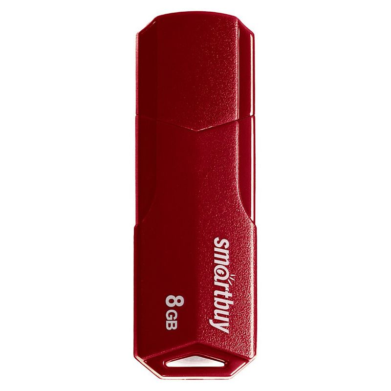 Память Smart Buy "Clue"  8GB, USB 2.0 Flash Drive, бордовый