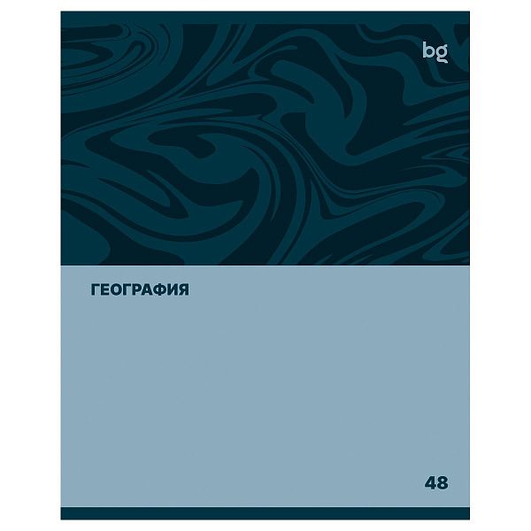 Тетрадь предметная 48л. BG "Single colour" - География, эконом