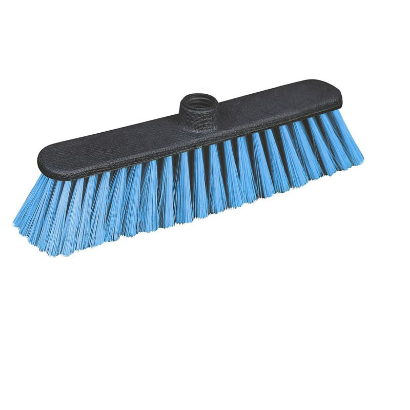 Щетка для уборки AZUR без черенка, ширина 31см, щетина 7см, пластик, еврорезьба, цвет ассорти