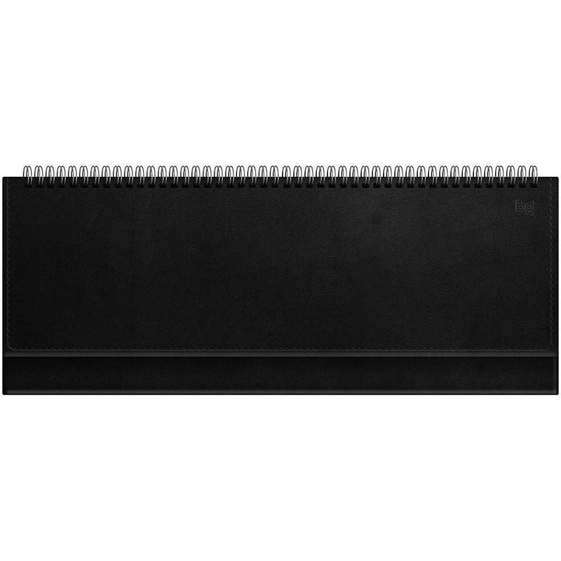 Планинг недатированный, 56л., 330*130мм, кожзам, BG "Winner. Black", черный