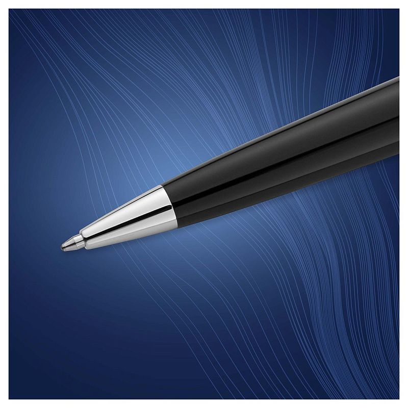 Ручка шариковая Waterman "Expert Black PT" синяя, 1,0мм, подарочная упаковка 