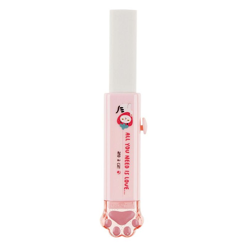 Ластик MESHU "Cat Paw", 93*28*17мм, термопластичная резина, блистер, европодвес, розовый 