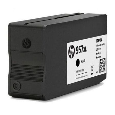 Картридж струйный HP (L0R40AE) Officejet Pro 8210/8720/8725/8730, № 957XL, черный, увеличенный ресурс 3000 стр., оригинальный 