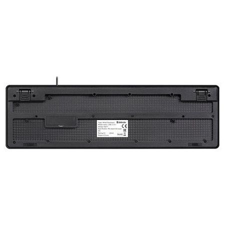 Набор проводной клавиатура 104 клавиши, мышь 3 кнопки, 1000 dpi, DEFENDER Line C-511 RU, чёрный, 45511