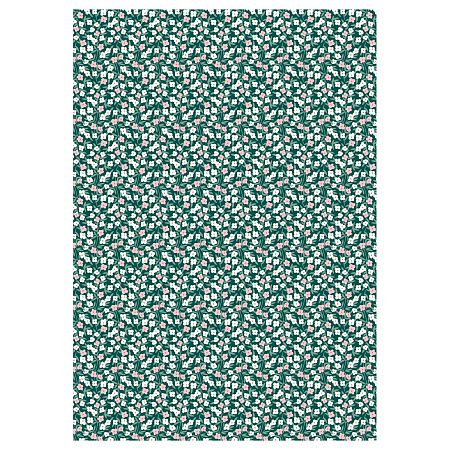Упаковочная бумага глянц. 70*100см, MESHU "Meadow", 80 г/м2, ассорти, 5 дизайнов