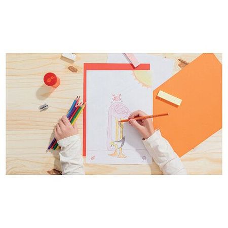 Карандаши цветные BIC "Kids ECOlutions Evolution", 18 цветов, пластиковые, заточенные, европодвес, 937513