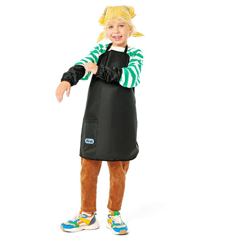 Фартук с нарукавниками Först, 65*54см, карман, черный 