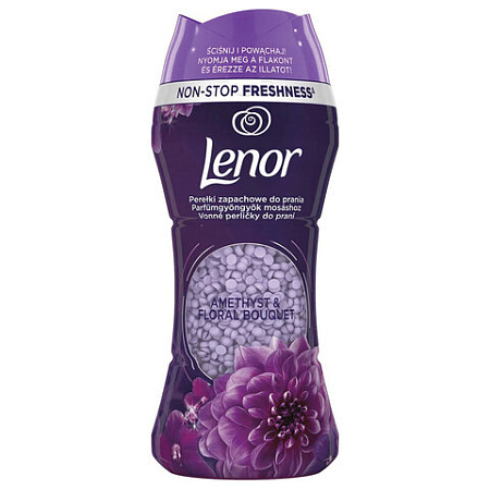 Кондиционер для белья в гранулах 210 г, LENOR "Ametista & Bouquet Florito", цветочный букет 