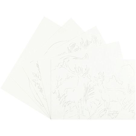 Папка для акварели, с эскизом, 10л., А4 BG "Животные", 180г/м2
