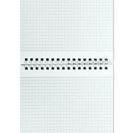 Блокнот А5 (146х205 мм), 60 л., гребень, жесткая подложка, клетка, STAFF, 4 вида, 126539