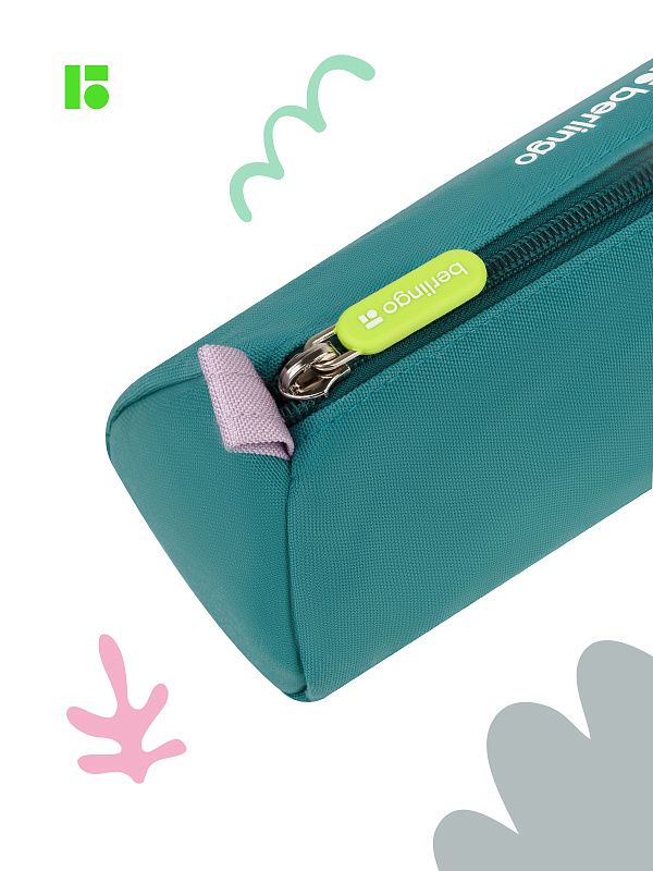 Пенал 1 отделение, 200*80*90 Berlingo "Mist", полиэстер 