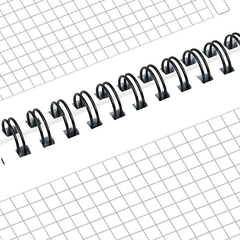 Тетрадь 120л., А5, клетка на гребне BG "Magic flow", глянцевая ламинация, тиснение фольгой, твердая обложка