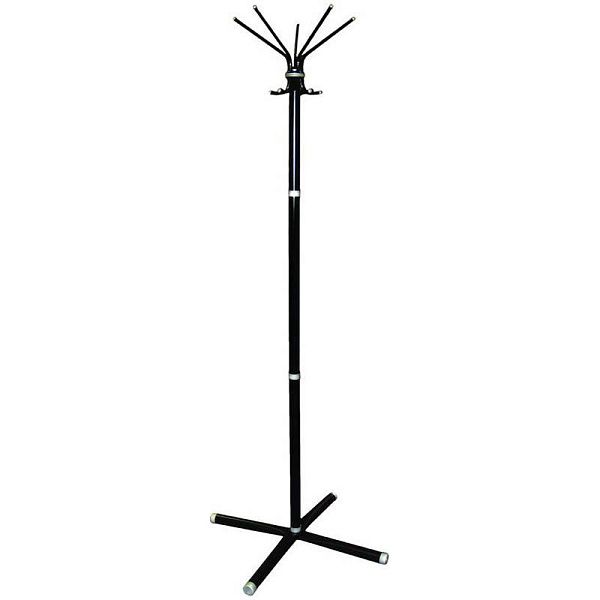 Вешалка напольная Титан "Классикс-С", 695*1845 мм, металл, черная, 5 крючков