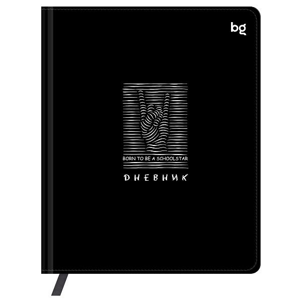 Дневник 1-11 кл. 48л. (твердый) BG "School star", иск. кожа (балакрон), печать, ляссе