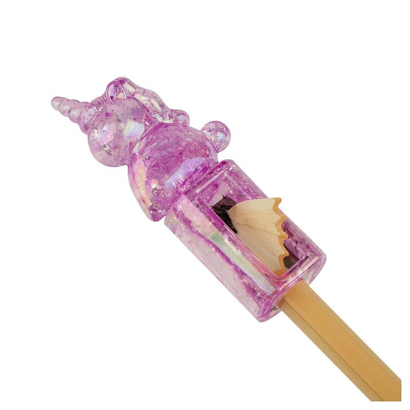 Точилка пластиковая MESHU "Cute unicorn", 1 отверстие, ассорти 