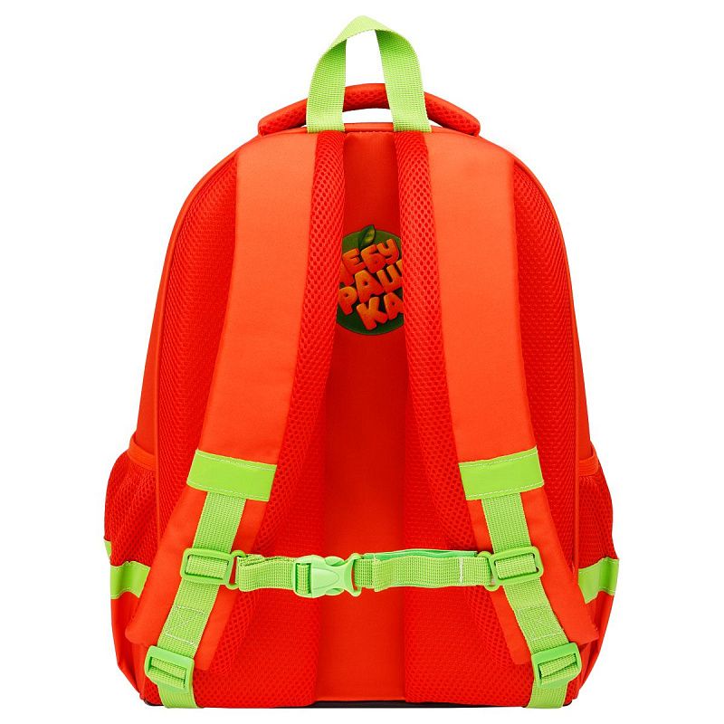 Ранец Мульти-Пульти "Чебурашка" 39*30*18см, 2 отделения, 2 кармана, анатомическая спинка, пенал в комплекте 