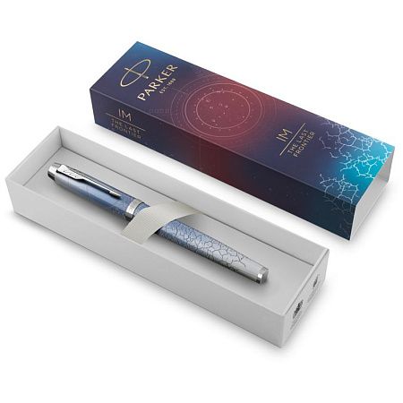 УЦЕНКА-Ручка перьевая Parker "IM Special Edition Polar" синяя, 0,8мм, подарочная упаковка 