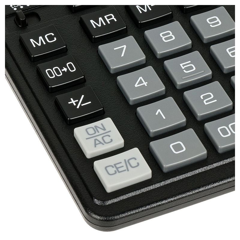 Калькулятор настольный Eleven SDC-888X-BK, 12 разрядов, двойное питание, 158*203*31мм, черный