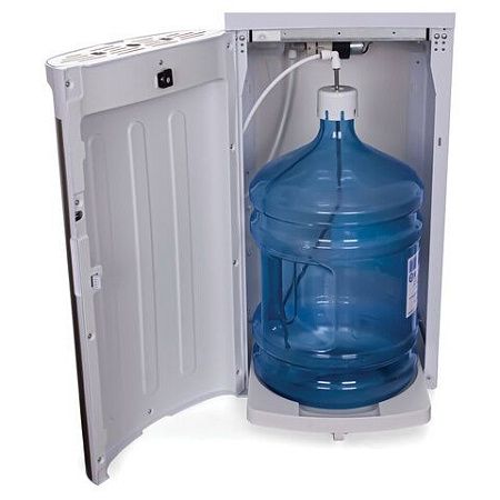 Кулер для воды AQUA WORK QRB-72LDS, напольный, НАГРЕВ/ОХЛАЖ ЭЛЕКТР, таймер, бутыль сн, 33352