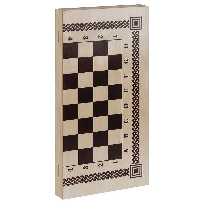 Набор игр ТРИ СОВЫ 3в1 "Нарды, шашки, шахматы", обиходные, с деревянной доской 40*40, поле 29*29