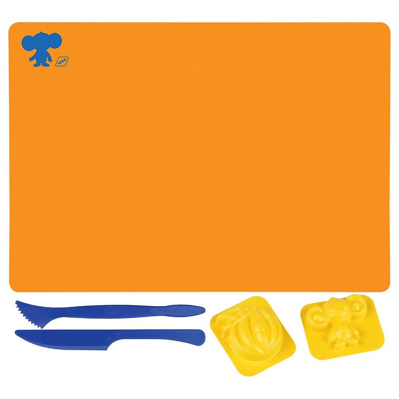 Набор для лепки Мульти-Пульти "Чебурашка", доска А4+2стека+2формочки для лепки, пластик